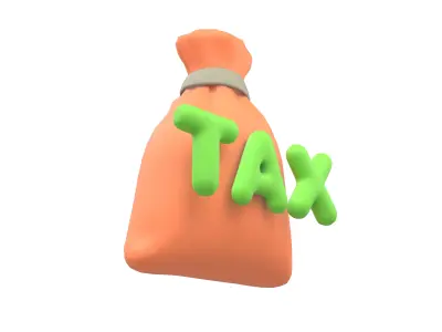 TAX Icon V1 004 Low-poly 3D model