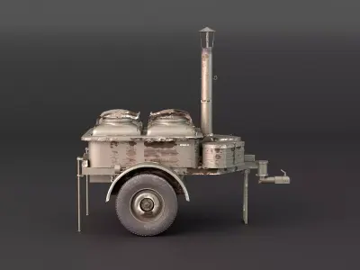 Military Field Kitchen 3D model