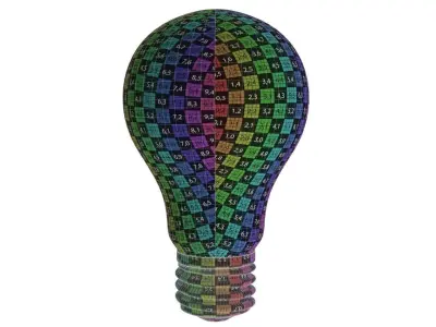 filament light bulb 3D model