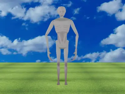 LowPoly SCP-096 Low-poly 3D model