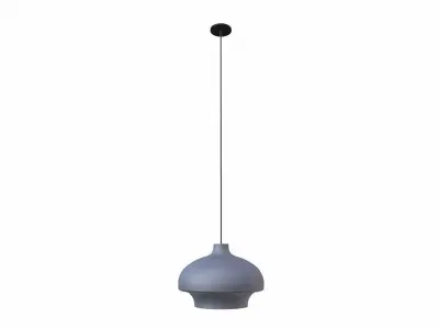 Brown Glass Hanging Lamp 3D model