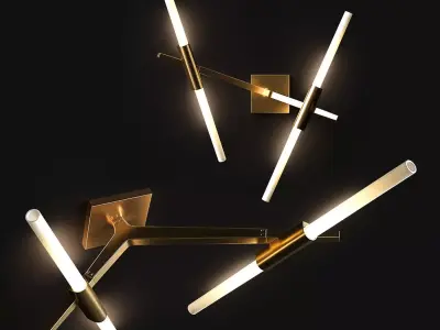 Wall light agnes 2 3D model