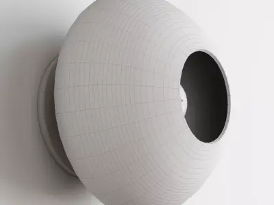 Molten Sconce  Low-poly 3D model