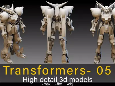 Transformers- 05- High detail 3d models 3D model