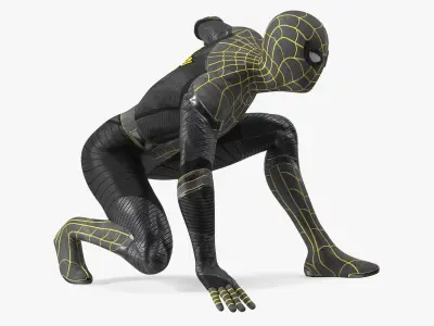  Spiderman Black Suit Poses Collection 
