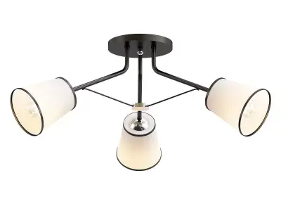 toplight-persis-tl1256d-03bk three light ceiling fixture 3D model