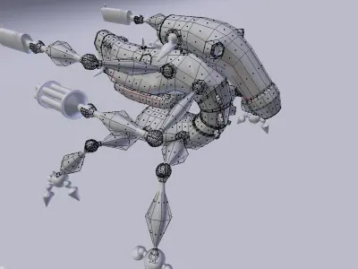 Fighting Robot 3D model