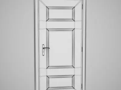 CGAxis Door 3D model 46
