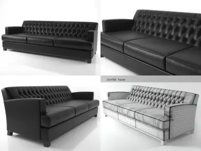 Hammercap Sofa 3D model