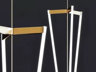 Tube Chandelier By Michael Anastassiades 3D model purchase