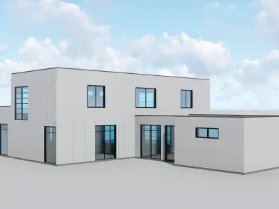 Modern House 15 3D model