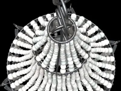 Hellooow Teardrop chandelier 3D model