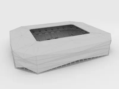 Soccer Stadium 01 3D model