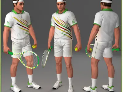  Tennis Players Pack Collection CG 