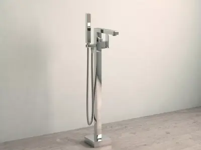 Floor-mounted tap 2 3D model