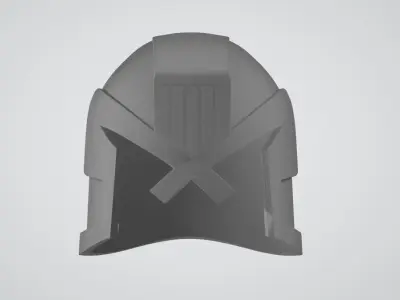 Judge Dredd Helmet 3D print model