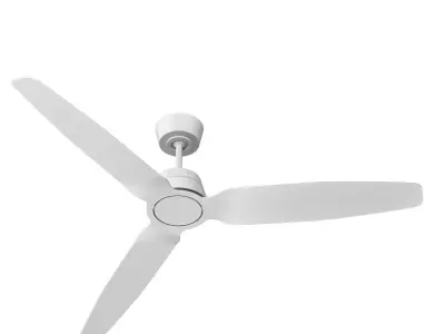 Sainz 132cm DC Fan only in White 3D model