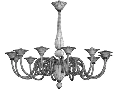 Michelangelo Chandelier CL502 3D model