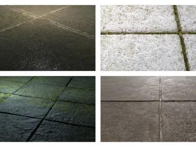 Flagstones 8K PBR Texture Set Texture