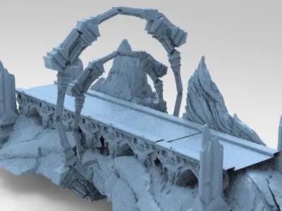 Syrian ancient ruins  3D model