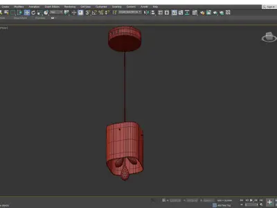 PD2705 LED Mini Pendant Light Low-poly 3D model