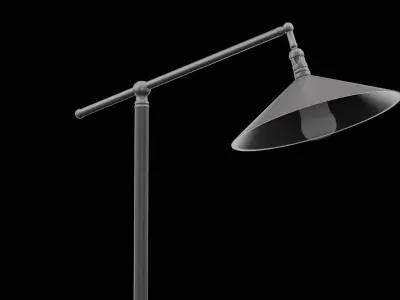 Living Room Lamp  Low-poly 3D model