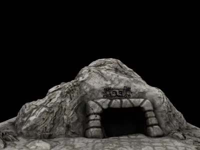 Cave Enterance 3D model