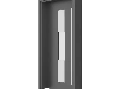 Metal Front Door 3D model