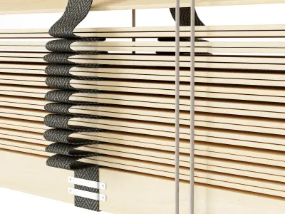 Wooden blinds Set 14 3D model