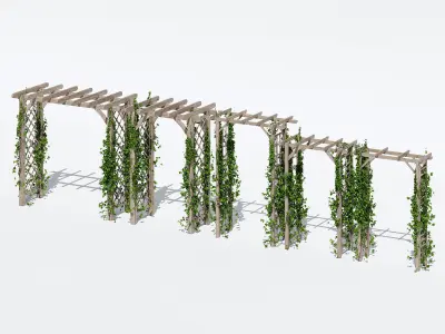 Garden arches one 3D model