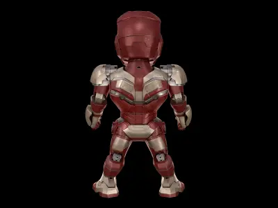 BABY IRON MAN Mk 42 mark 42 Avengers model SD Figure  3D model