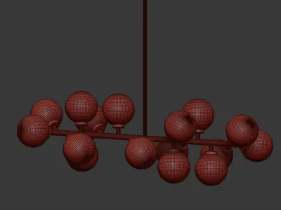 Suspension light The Mimosa Pendant 16 Plafonds by Atelier Areti 3D model