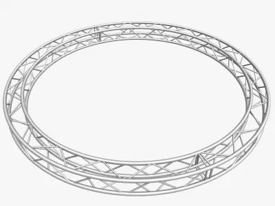 Circle Square Truss 400mm 3D print model