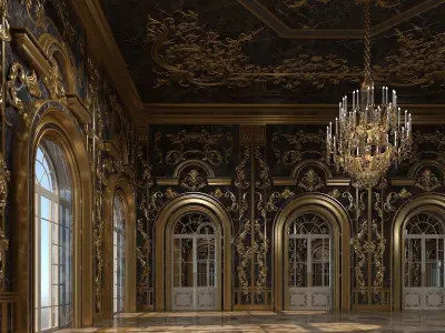 Classic Interior 313 3D model