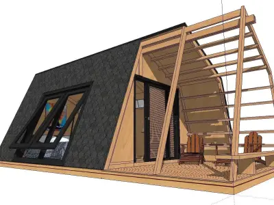 Creative Design-Holiday Cabin-0138 3D model