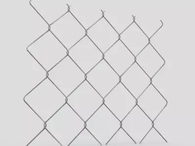 Wire Mesh Low-poly 3D model