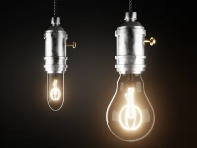 Eevee Light Bulbs by Iqonic Design 3D model