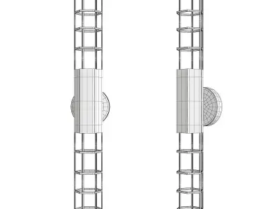 MUTUAL SCONCE Low-poly 3D model