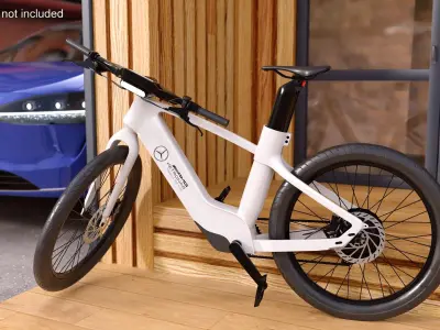  Mercedes AMG Electric Commuter Bicycle Rigged for Maya 