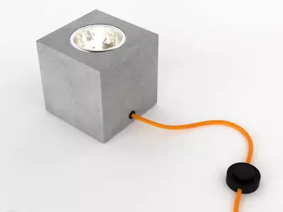 Q Floor lamp by Davide Groppi Free 3D model