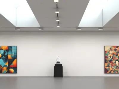  Modern Art Gallery Interior 