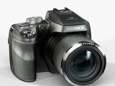 Fujifilm FinePix SL1000 bridge digital camera Low-poly 3D model