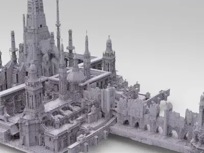 Fantasy Egyptian London City 1 3D model