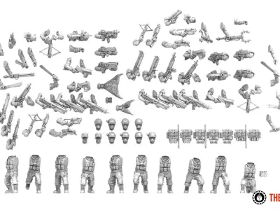 Ironblood - Rangers squad builder 3D print model