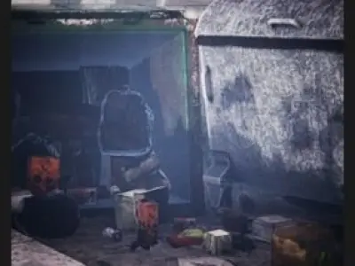 Garbage and Trash Package 60 Assets Low-poly 3D model