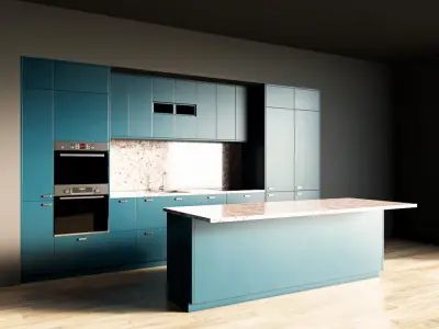 32-Kitchen8 matte 3 3D model