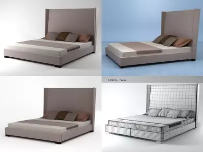 Pandora bed 3D model