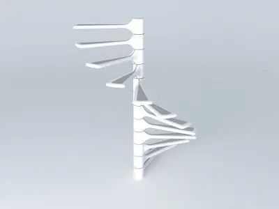 Spiral staircase Free 3D model
