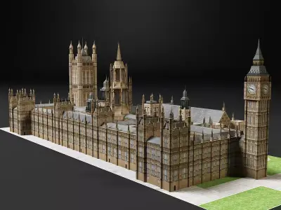 Palace of Westminster 3D model