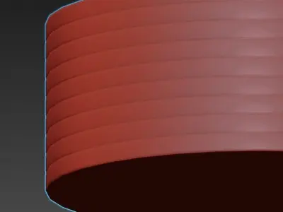 CAPRI flush mount ceiling light 3D model